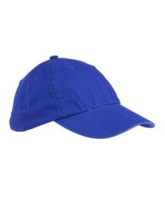 Big Accessories BX005 - 6-Panel Washed Twill Low-Profile Cap Royal