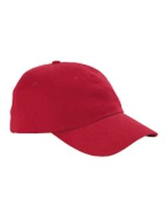 Big Accessories BX008 - 5-Panel Brushed Twill Unstructured Cap Red