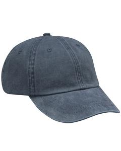 Adams AD969 - 6-Panel Low-Profile Washed Pigment-Dyed Cap Midnight