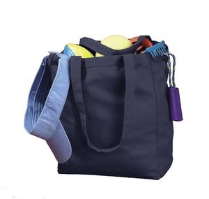 BAGedge BE008 - 12 oz. Canvas Book Tote Navy