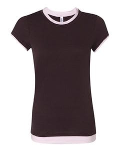 Bella+Canvas 8102 - Ladies Sheer Jersey 2-in-1 T-Shirt