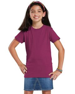 LAT 2616 - Girls Fine Jersey Longer Length T-Shirt