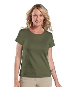 LAT 3516 - Ladies' Fine Jersey T-Shirt Military Green