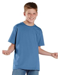 LAT 6101 - Youth Fine Jersey T-Shirt Carolina Blue