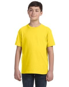 LAT 6101 - Youth Fine Jersey T-Shirt Yellow