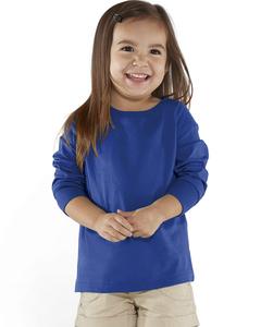 Rabbit Skins 3302 - Fine Jersey Toddler Long Sleeve T-Shirt Royal