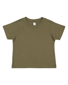 Rabbit Skins 3321 - Fine Jersey Toddler T-Shirt Military Green