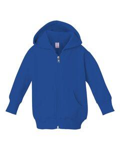 Rabbit Skins 3446 - Infant Hooded Full-Zip Sweatshirt Royal