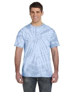 Tie-Dye CD101 - Adult 5.4 oz., 100% Cotton Spider Tie Dye T-shirt Spider Baby Blue