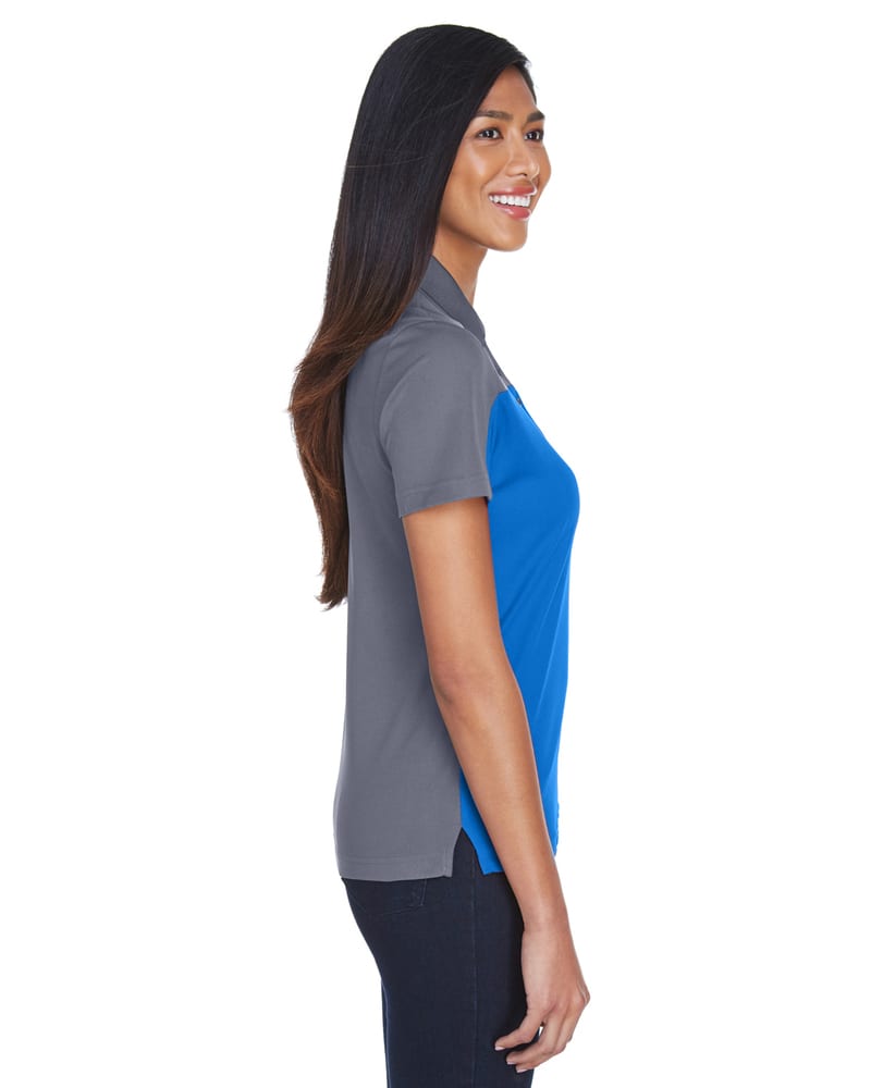 Ash CityCore 365 CE101W - Ladies Balance Colorblock Performance Piqué Polo