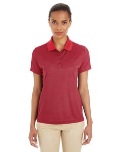 Ash CityCore 365 CE102W - Ladies Express Microstripe Performance Piqué Polo Classic Red/Carbon