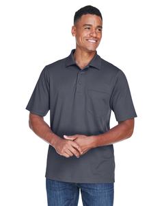 Ash CityCore 365 88181P - Men's Origin Performance Piqué Polo with Pocket Carbon