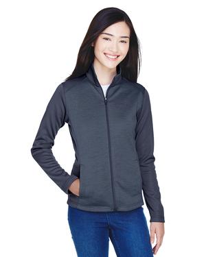 Devon & Jones DG796W - Ladies Newbury Colorblock Mélange Fleece Full-Zip