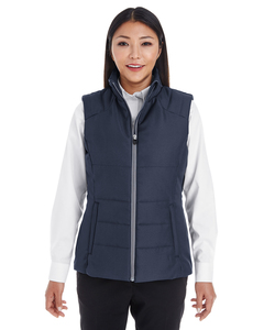 Ash City North End NE702W - Ladies Engage Interactive Insulated Vest Navy/Graphite