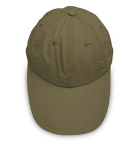 Adams EOM101 - 6-Panel UV Low-Profile Cap with Elongated Bill and Neck Cape Olive