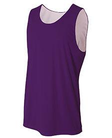 A4 A4N2375 - Adult Reversible Jump Jersey Purple/White