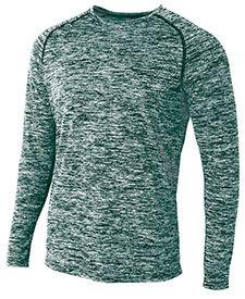A4 A4N3305 - Adult Space Dye Long Sleeve Performance Tee Forest
