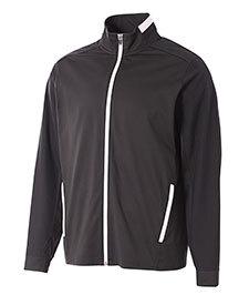 A4 A4N4261 - Adult League Full Zip Warm Up Jacket Black/White
