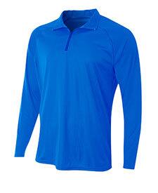 A4 A4N4268 - Adult Daily 1/4 Zip Jersey Royal