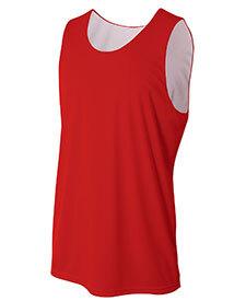 A4 A4NB2375 - Youth Reversible Jump Jersey Scarlet/White