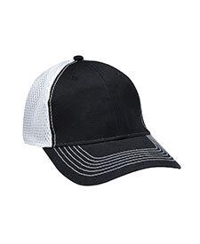 Adams Caps FA102 - Fairway Cap Black/White