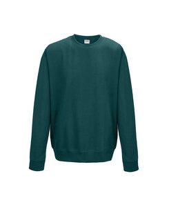 AWDis JHA030 - JUST HOODS by Adult College Crew Neck Fleece Jade