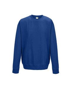 AWDis JHA030 - JUST HOODS by Adult College Crew Neck Fleece Royal Blue
