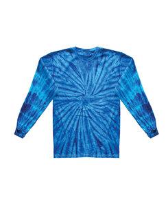 Colortone T923R - Youth Long Sleeve Spider Tee Royal