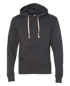 J. America JA8871 - Adult Tri-Blend Pullover Hooded Fleece Smoke Tri-Blend