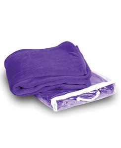Liberty Bags LB8707 - Alpine Fleece Micro Coral Fleece Blanket Purple