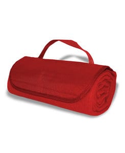 Liberty Bags LB8718 - Alpine Fleece Fleece Roll Up Blanket Red