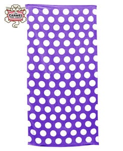 Liberty Bags LBC3060 - Beach Towel Polka Dot Purple
