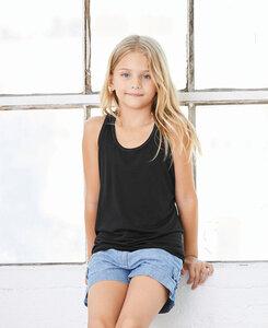 BELLA+CANVAS B8800Y - Youth Flowy Racerback Tank Black