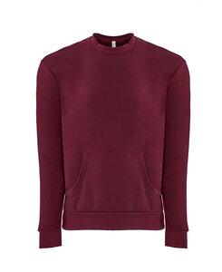 Next Level NL9001 - Unisex Fleece Crew with Pocket Maroon