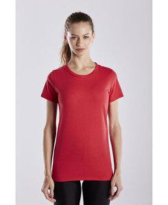 US Blanks US0100 - Ladies' Short Sleeve Crew Neck Red