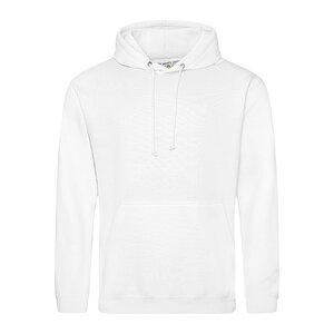 All We Do JHA001 - JUST HOODS ADULT COLLEGE HOODIE Arctic White