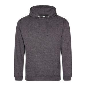 All We Do JHA001 - JUST HOODS ADULT COLLEGE HOODIE Charcoal