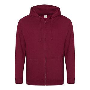 All We Do JHA050 - JUST HOODS ADULT COLLEGE ZOODIE Burgundy