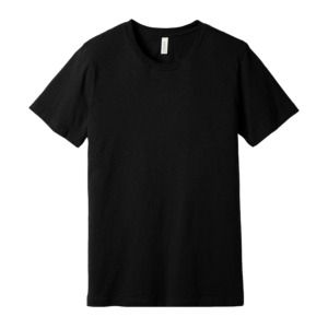 Bella+Canvas 3001CVC - Unisex Heather CVC T-Shirt Solid Black Blend