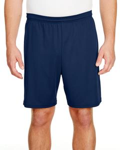 A4 N5244 - Adult 7" Inseam Cooling Performance Shorts Navy