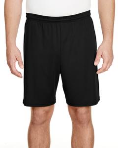 A4 N5244 - Adult 7" Inseam Cooling Performance Shorts Black
