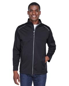 Core 365 CE708 - Men's Techno Lite Three-Layer Knit Tech-Shell Black