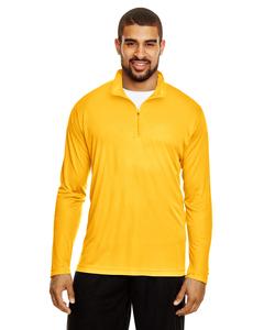 Team 365 TT31 - Men's Zone Performance Quarter-Zip Sport Athletic Gold