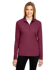 Team 365 TT31W - Ladies Zone Performance Quarter-Zip Sport Maroon