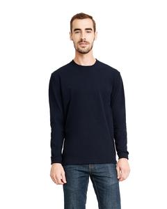 Next Level 6411 - Unisex Sueded Long-Sleeve Crew Midnight Navy