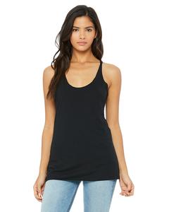 Bella+Canvas 8430 - Ladies' Triblend Racerback Tank Top Sld Blk Triblend