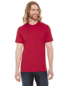 American Apparel BB401W - Unisex Poly-Cotton Short-Sleeve Crewneck Red