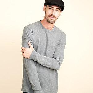 Next Level NL6411 - MEN'S SUEDED LONG SLEEVE TEE Heather Forest Green