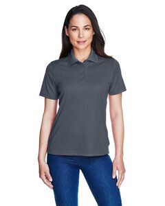 Ash City Extreme 75108 - Shield Ladies’ Snag Protection Solid Polo Carbon