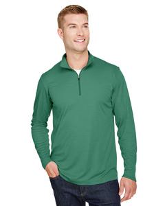 Team 365 TT31H - Men's Zone Sonic Heather Performance Quarter-Zip Sp Forest Hthr